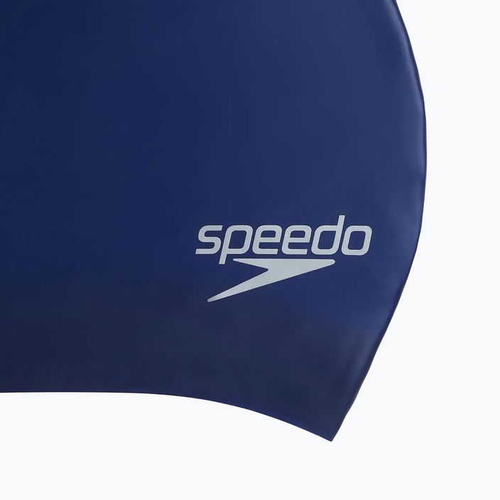 Speedo ilgų plaukų plaukimo kepurė tamsiai mėlyna 68-06168G757 3