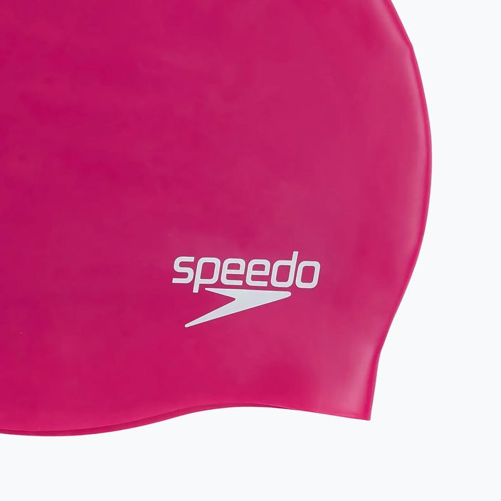 Speedo Plain Moulded rožinė plaukimo kepurė 8-70984B495 4