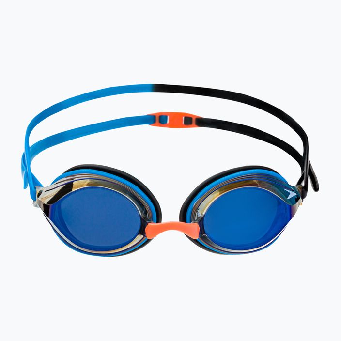 Speedo Vengeance Mirror baseino mėlyni/juodi/safyro mėlyni plaukimo akiniai 68-11324G790 2