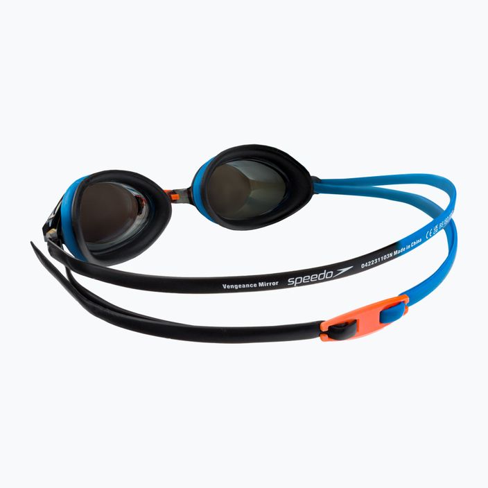 Speedo Vengeance Mirror baseino mėlyni/juodi/safyro mėlyni plaukimo akiniai 68-11324G790 4