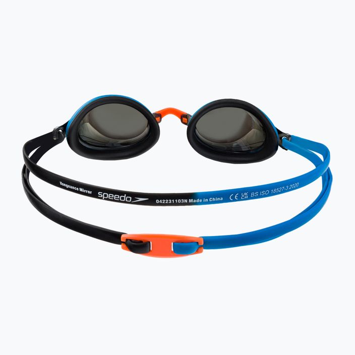 Speedo Vengeance Mirror baseino mėlyni/juodi/safyro mėlyni plaukimo akiniai 68-11324G790 5