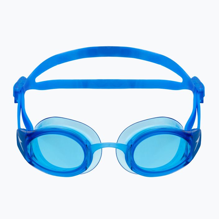 Speedo Mariner Pro gražūs mėlyni/tranšviečiantys/balti/mėlyni plaukimo akiniai 8-13534D665 2
