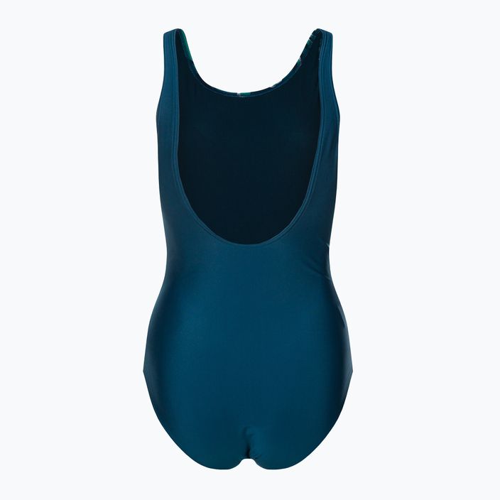 Speedo Placement U-Back moteriškas vientisas maudymosi kostiumėlis blue-green 68-07336G728 2