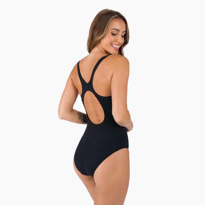 Speedo Placement Muscleback moteriškas vientisas maudymosi kostiumėlis juodas 68-08694G704 3
