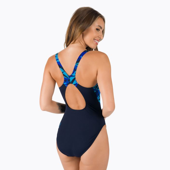 Speedo moteriškas vientisas maudymosi kostiumėlis Hyperboom Splice Muscleback navy blue 68-13470G719 3
