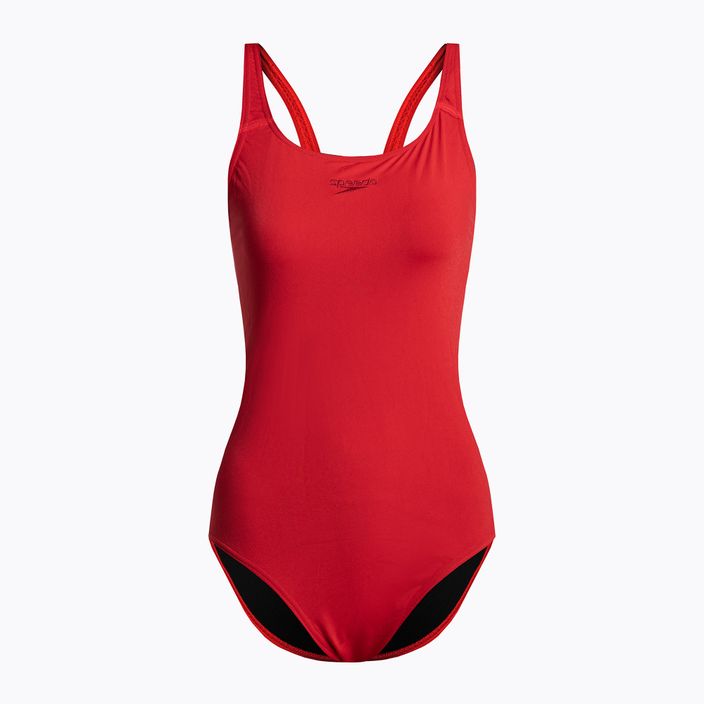 Speedo Eco Endurance+ Medalist moteriškas vientisas maudymosi kostiumėlis raudonas 8-134716446