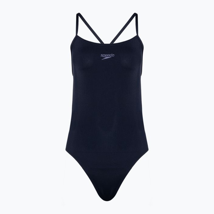 Moteriškas vientisas plaukimo kostiumas Speedo Endurance+ Thinstrap true navy