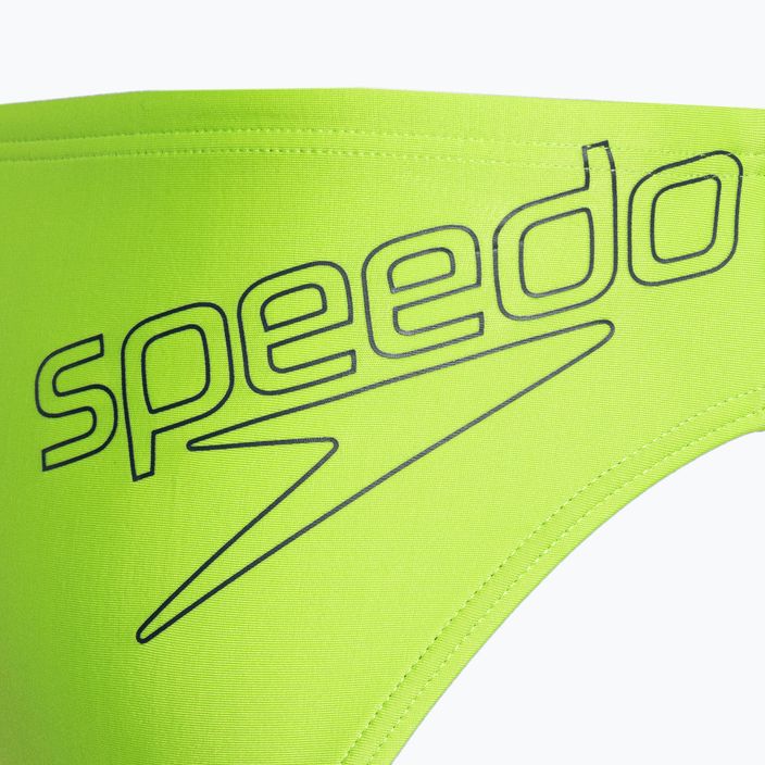 Speedo Logo Brief vaikiškos maudymosi kelnaitės žalios 68-05533G694 4