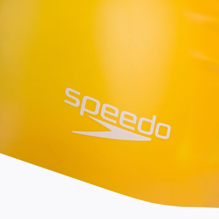 Speedo paprastoji silikoninė plaukimo kepuraitė geltonos spalvos 68-70984 3