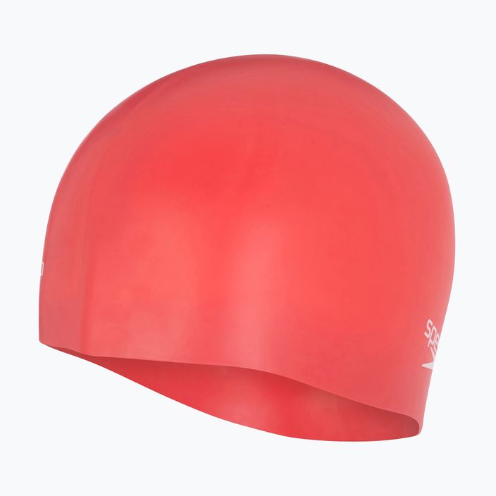Speedo paprastoji silikoninė plaukimo kepurė raudona 68-70984 5
