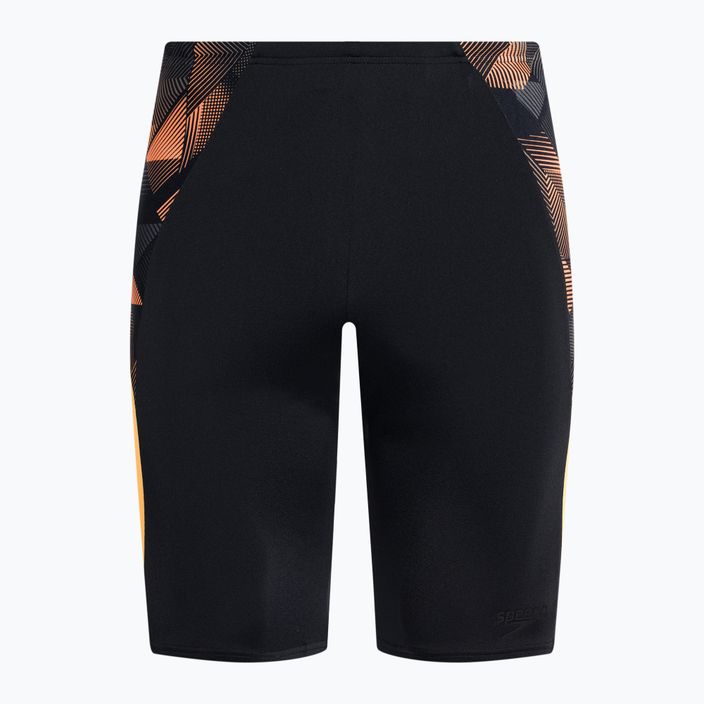 Speedo ECO Endurance+ Splice juodai oranžinės vyriškos plaukimo kelnės 68-13444
