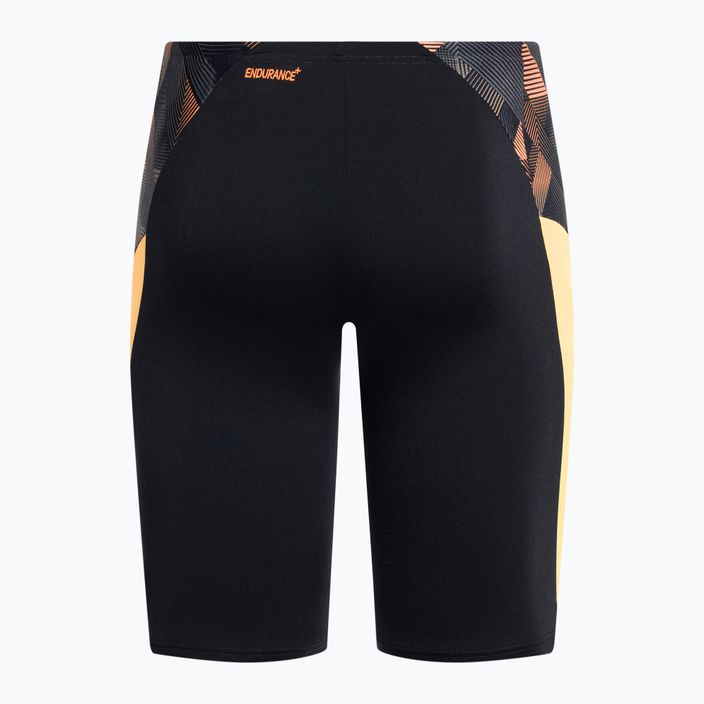 Speedo ECO Endurance+ Splice juodai oranžinės vyriškos plaukimo kelnės 68-13444 2