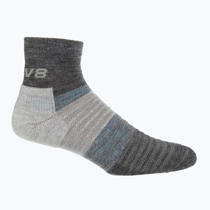 Bėgimo kojinės Inov-8 Active Merino grey/melange 2