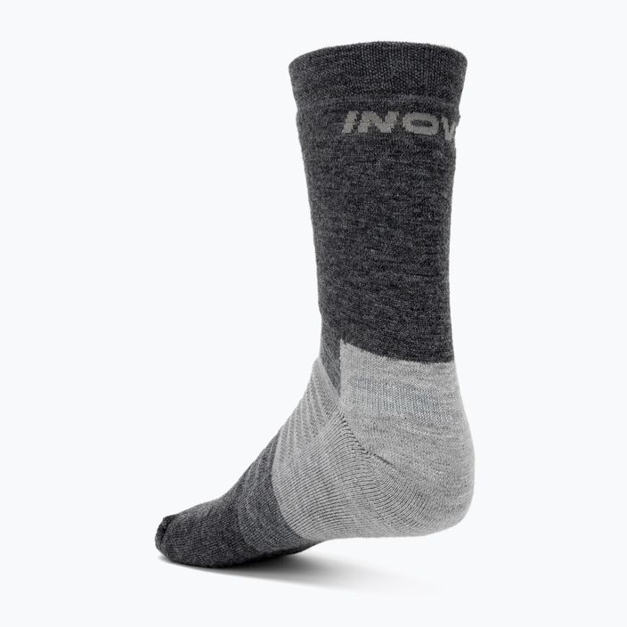 Bėgimo kojinės Inov-8 Active Merino+ grey/melange 2