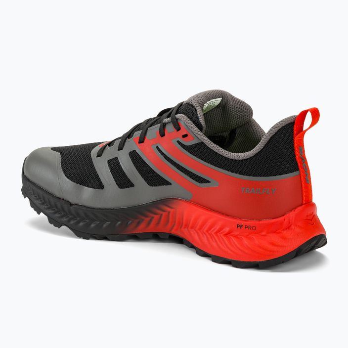 Vyriški bėgimo bateliai Inov-8 Trailfly black/fiery red/dark grey 3