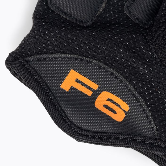 RDX Sumblimation F6 juodai oranžinės fitneso pirštinės WGS-F6O 5