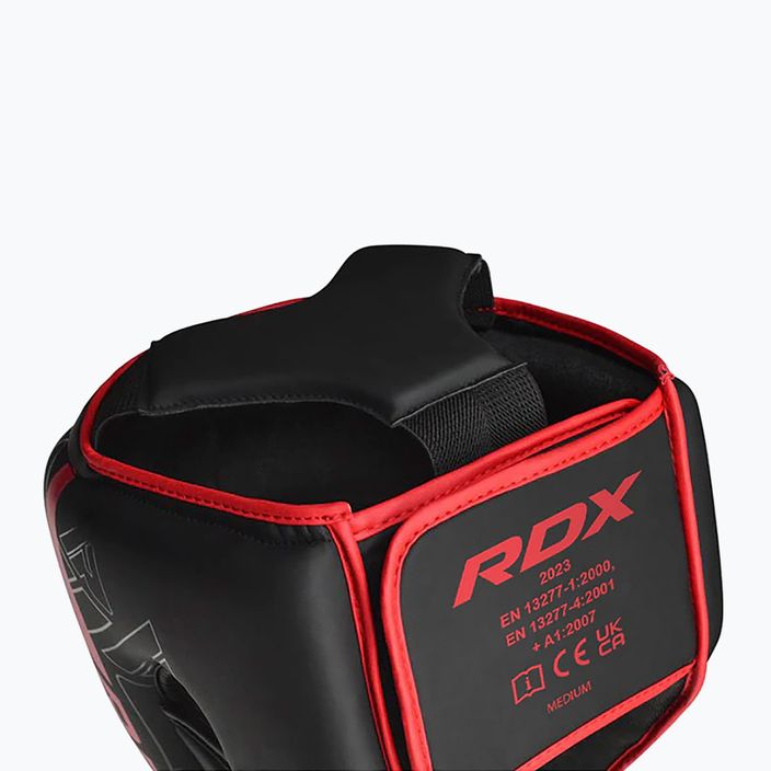 Bokso šalmas RDX F6 Kara Head Guard red 3