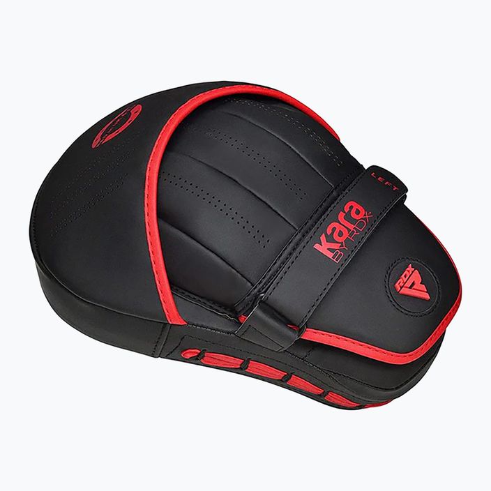 Treniruočių letenos RDX Focus Pad F6 matte red 3