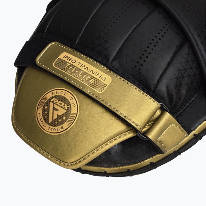 Treniruočių letenos RDX L1 Mark Pro Boxing Training Pads golden 4