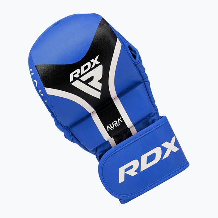 Graplingo pirštinės RDX Grappling Shooter Aura Plus T-17 blue 2