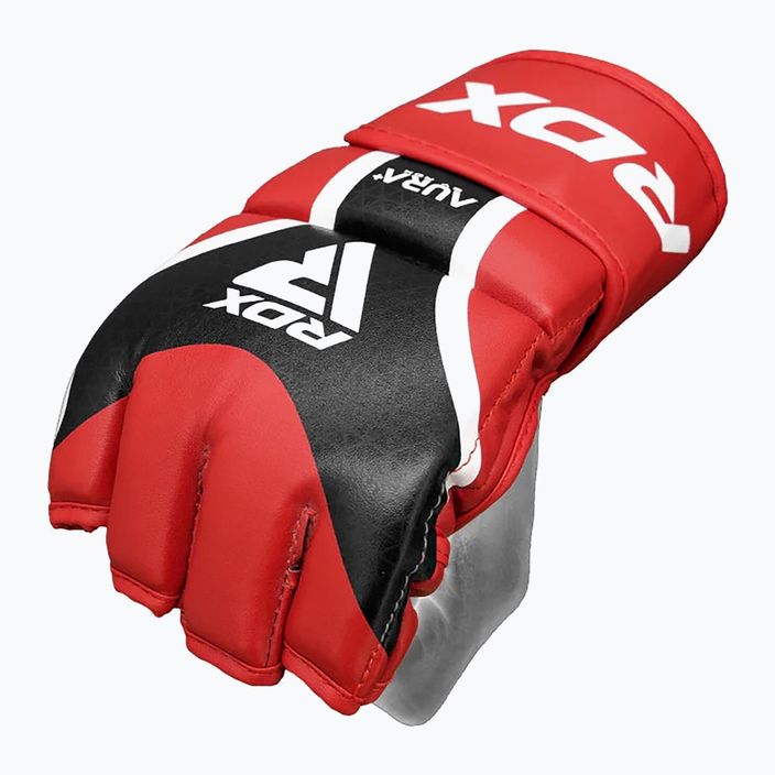 Graplingo pirštinės RDX Grappling Aura Plus T-17 red 4