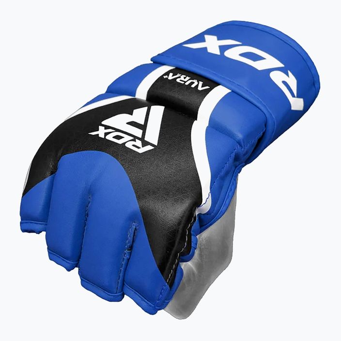 Graplingo pirštinės RDX Grappling Aura Plus T-17 blue 4