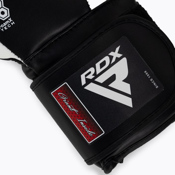 RDX REX F4 baltos ir juodos spalvos bokso pirštinės BGR-F4B-10OZ 6