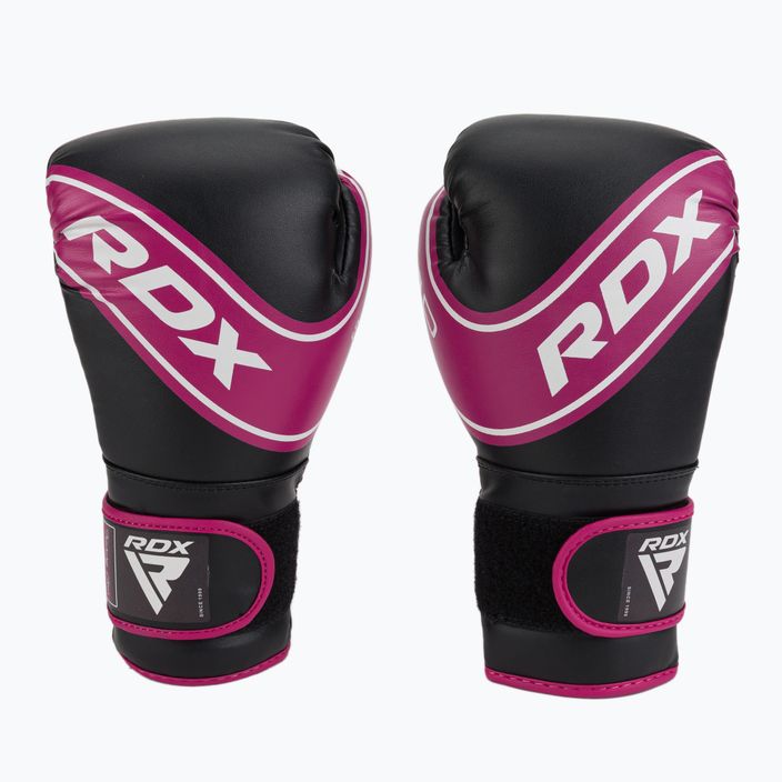 RDX vaikiškos bokso pirštinės juodos ir rožinės spalvos JBG-4P 2