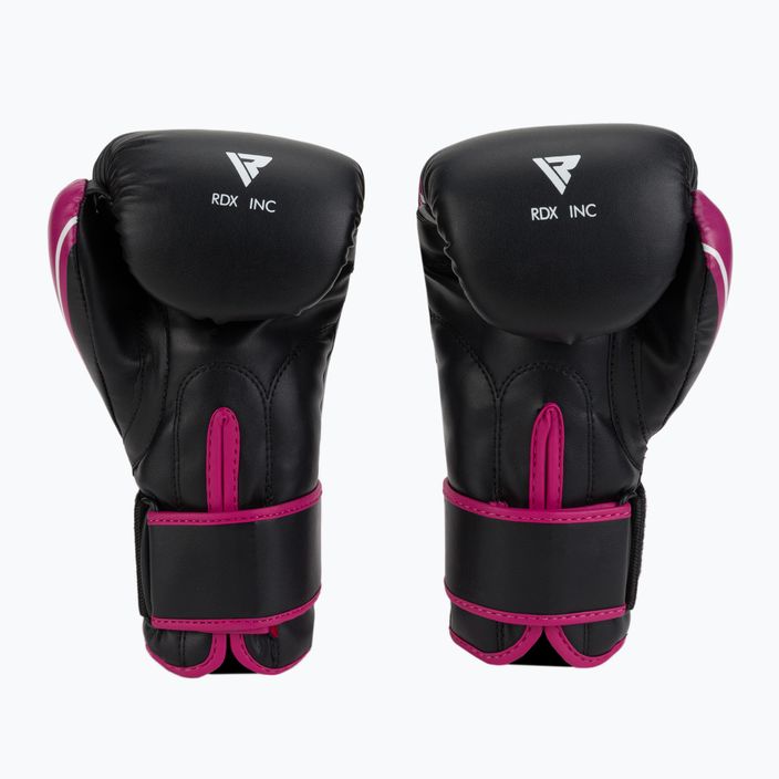 RDX vaikiškos bokso pirštinės juodos ir rožinės spalvos JBG-4P 4