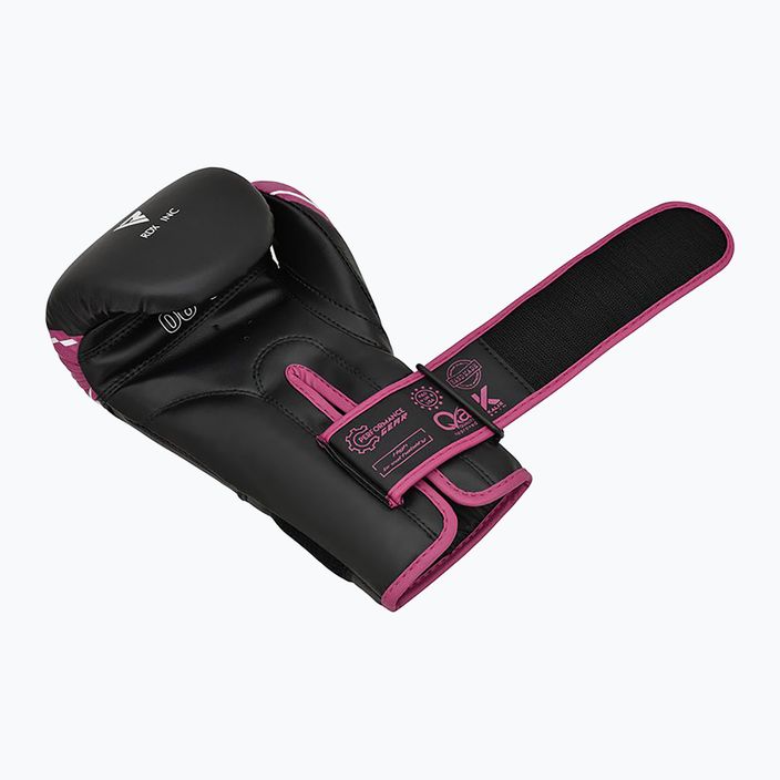 RDX vaikiškos bokso pirštinės juodos ir rožinės spalvos JBG-4P 16
