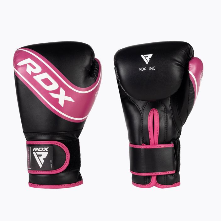 RDX vaikiškos bokso pirštinės juodos ir rožinės spalvos JBG-4P 6