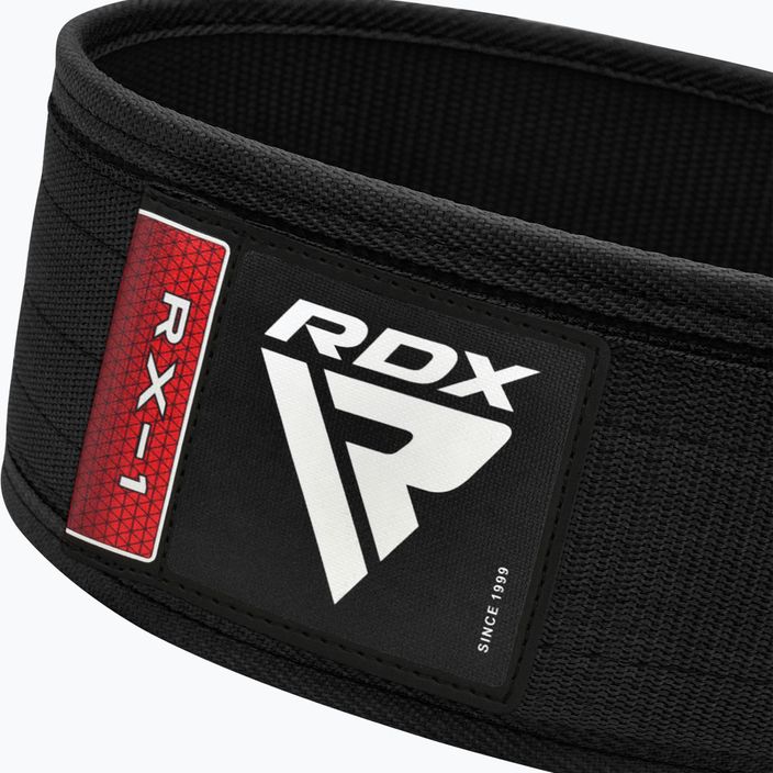 Svarmenų kilnojimo diržas RDX RX1 Weight Lifting Strap black 4