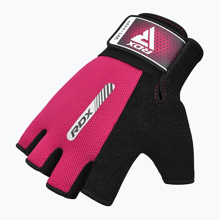 Treniruočių pirštinės RDX Gym Workout W1 pink 4