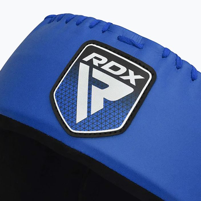 Bokso šalmas RDX Apex Boxing Head Gear With Nose Protection Bar blue 5