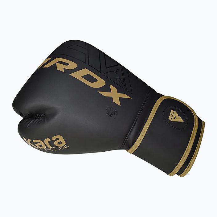 Bokso maišas RDX F6 Junior Punch Bag + Boxing Gloves matte gold 5