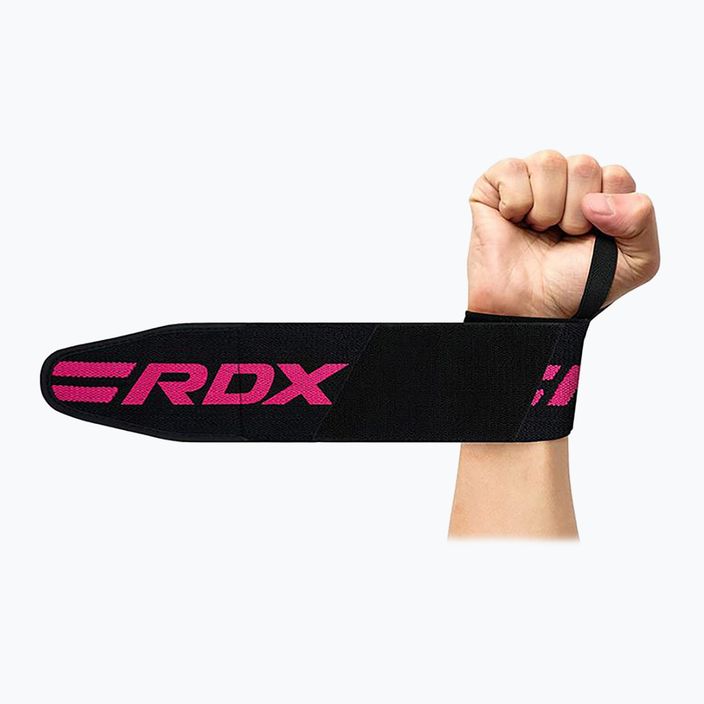 Riešo petnešos RDX Gym Wrist Wrap pink 4