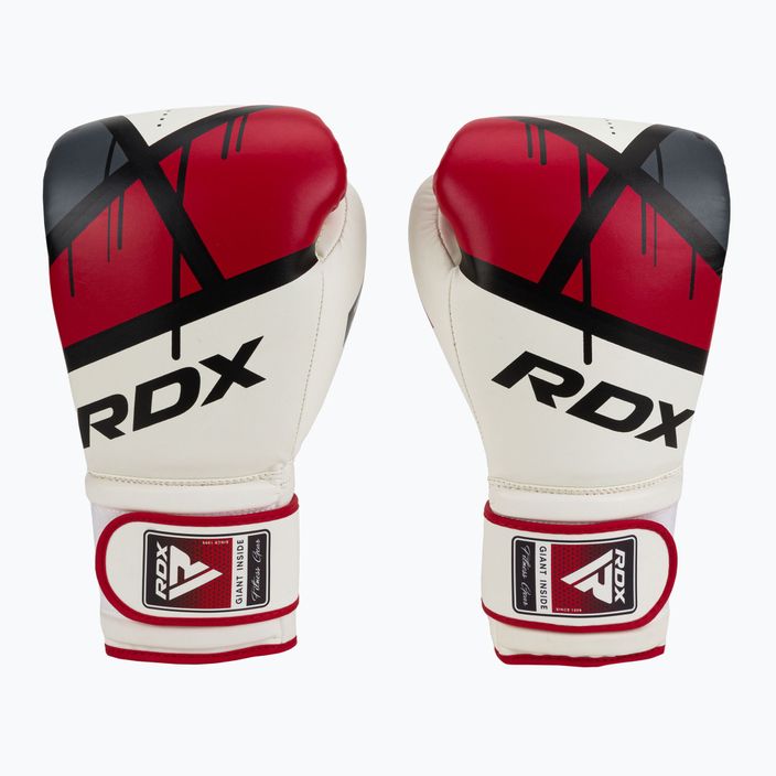RDX bokso pirštinės raudonos ir baltos BGR-F7R