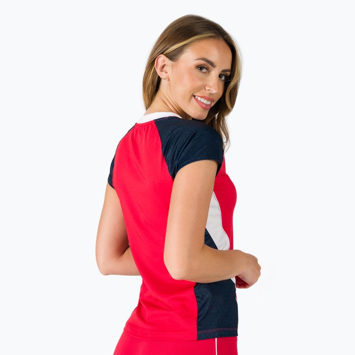 Moteriški marškinėliai Mizuno Premium High-Kyu red V2EA72026 3