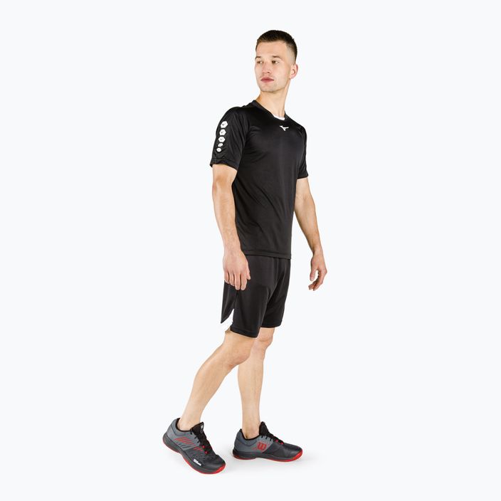 Mizuno Soukyu vyriški treniruočių marškinėliai juodi X2EA750009 2