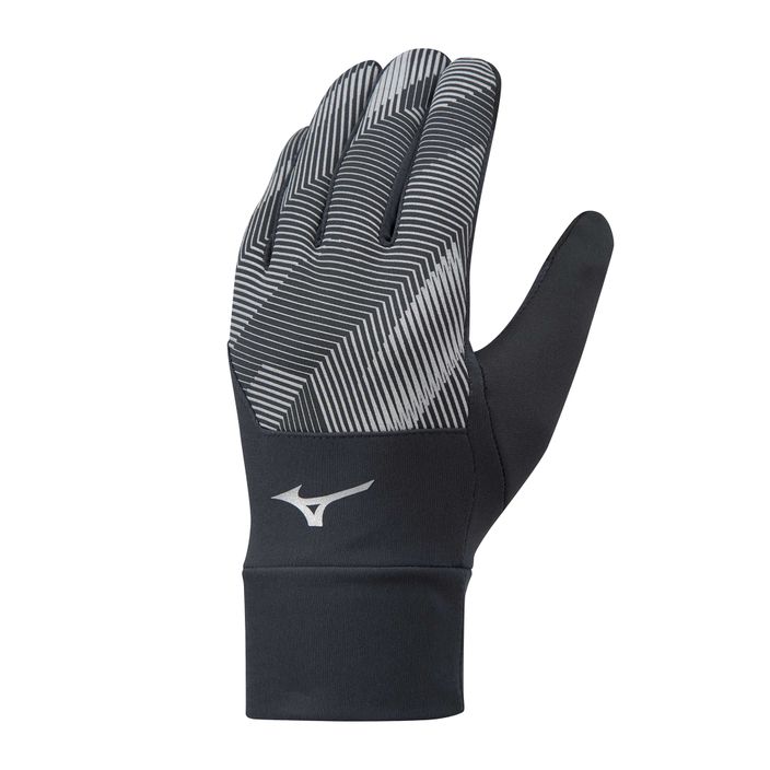 Bėgimo pirštinės Mizuno Windproof black/black 2