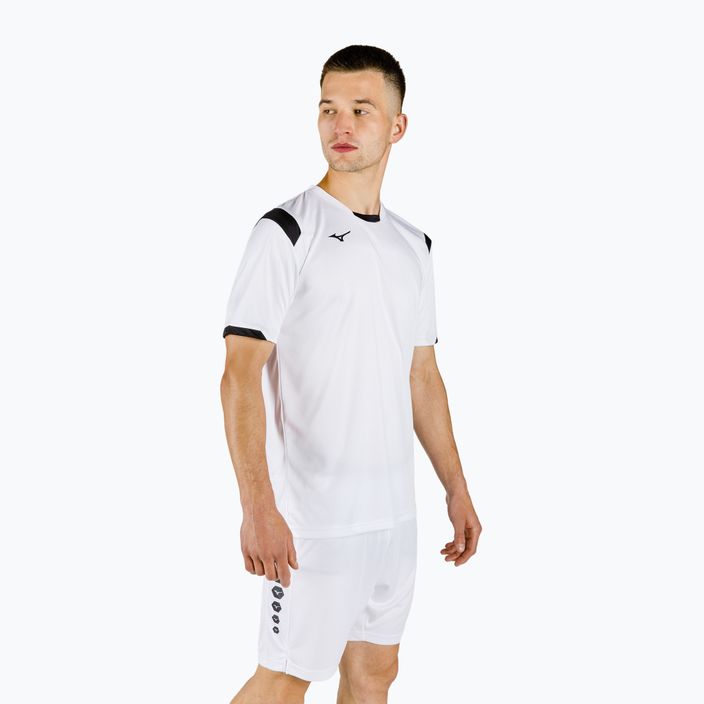Mizuno Premium Handball vyriški treniruočių marškinėliai, balti X2FA9A0201