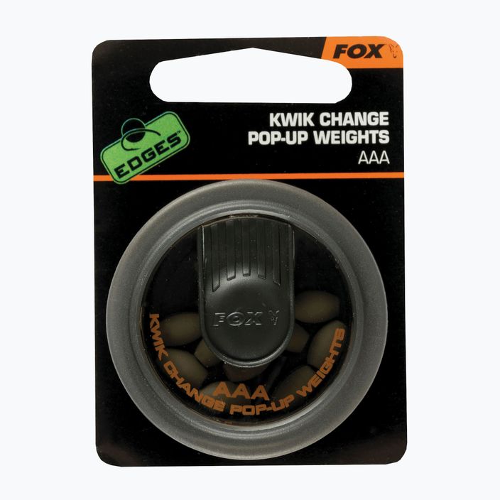 Karpių svoriai Fox International Edges Kwick Change Pop-up Weight brown CAC514