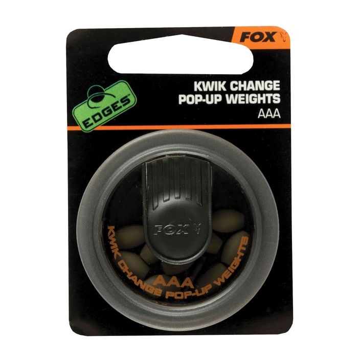 Karpių svoriai Fox International Edges Kwick Change Pop-up Weight brown CAC514 2