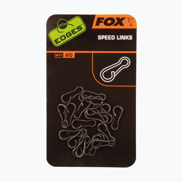 Fox International Edges Speed Links karpinių žiedų tvirtinimo detalės juodos spalvos CAC532