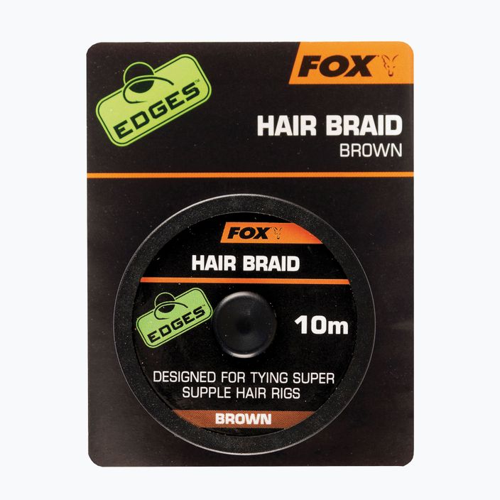 Fox International Edges plaukų pynutė ruda CAC565 karpių pynutė