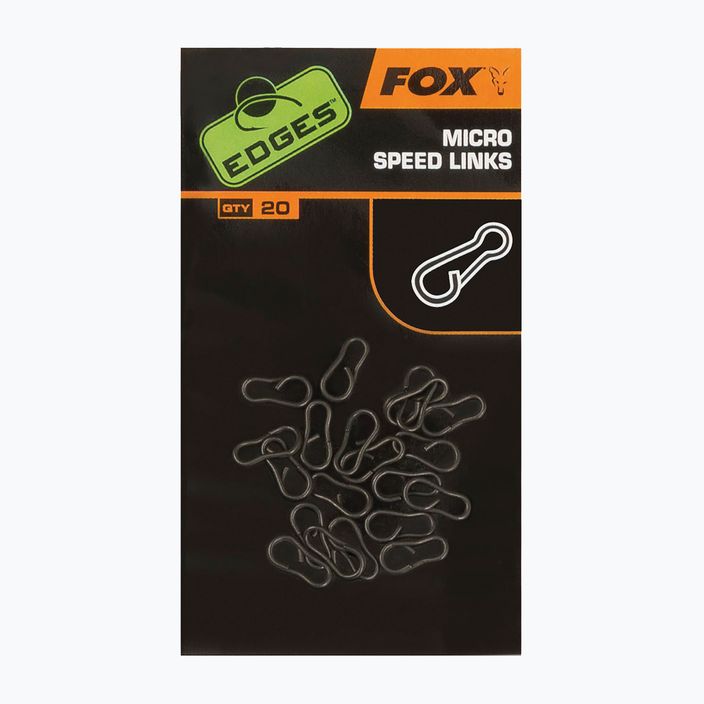 Fox International Edges Micro Speed Link apsauginiai smeigtukai juodos spalvos CAC566
