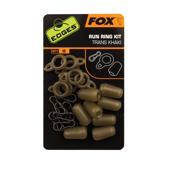 Fox International Edges Standard Carp Run Ring Kit rudos spalvos CAC583 2