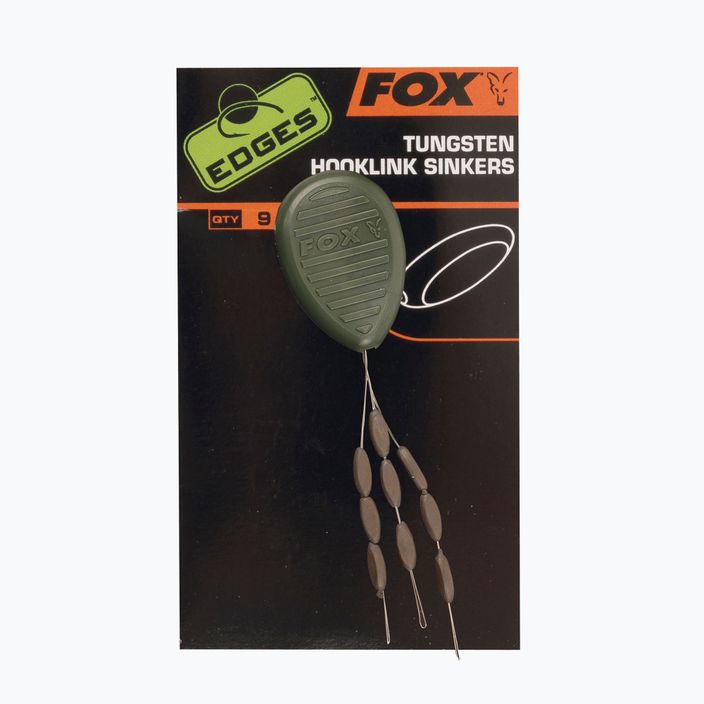 Karpiniai svareliai Fox International Edges Tungsten Hooklink Sinkers brown CAC585