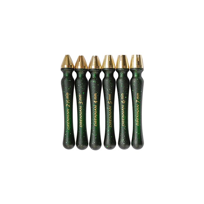 Drennan žalvariniai perforatoriai su galvutėmis Duonos perforatorių rinkinys, 6 vnt., žalias TABP001 2