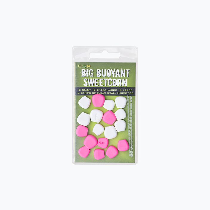ESP Big Buoyant Sweetcorn rožinės ir baltos spalvų dirbtinis kukurūzų masalas ETBSCPW008 3